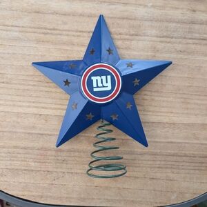 NY Giants Tree Topper